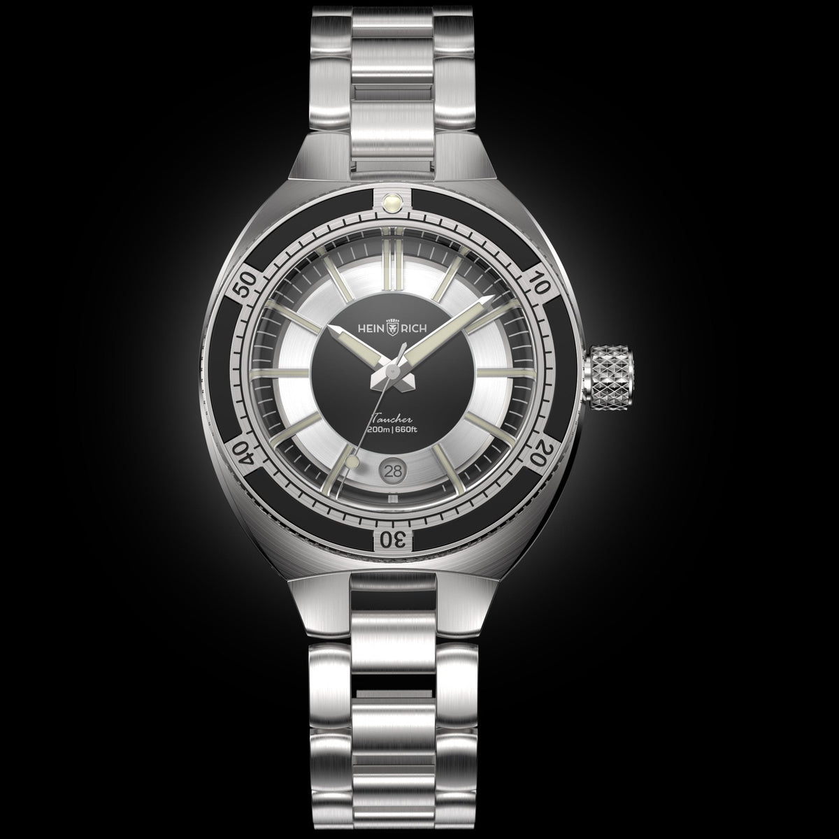 Taucher 2 - Schwarz									– HEINRICH watches			