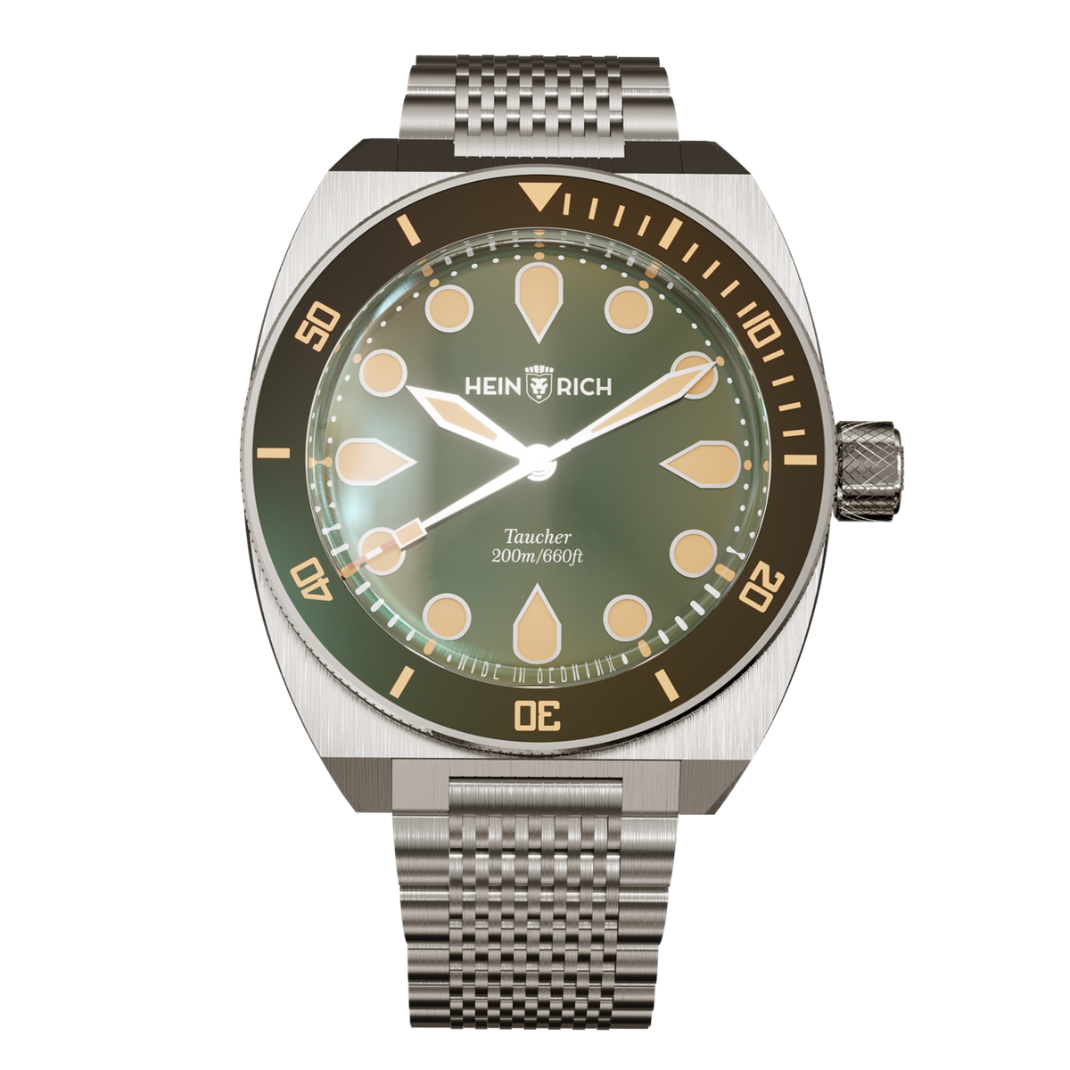 Taucher Grün									– HEINRICH watches			